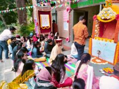 जेएनयू में गूंजे मंत्र, छात्रों ने की मां सरस्वती की पूजा