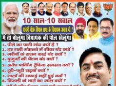 भाजपा ने शुरू किया- ‘मैं तो बोलूंगा, विधायक की पोल खोलूंगा’ अभियान