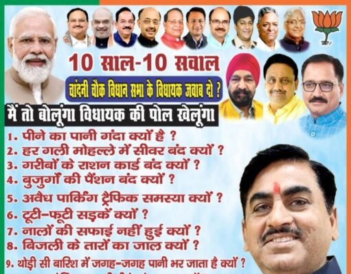 भाजपा ने शुरू किया- ‘मैं तो बोलूंगा, विधायक की पोल खोलूंगा’ अभियान