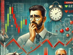 क्या 6 जनवरी को भी गिरेगा बाजार? मुनाफावसूली के बाद सेंसेक्स, निफ्टी में गिरावट