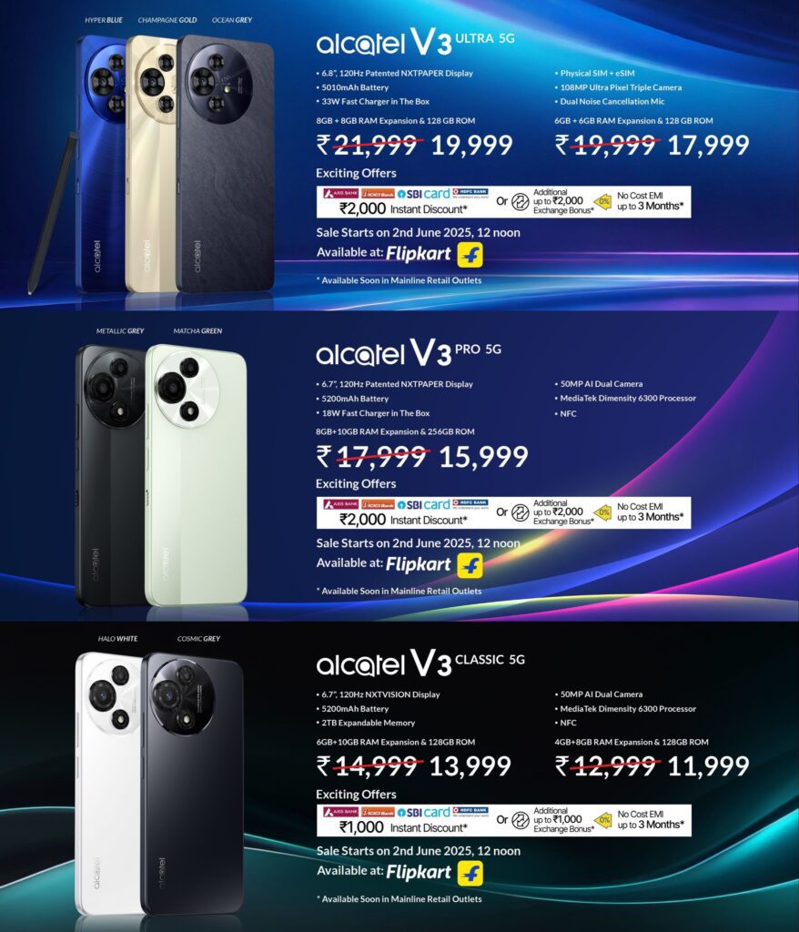 Alcatel V3 series