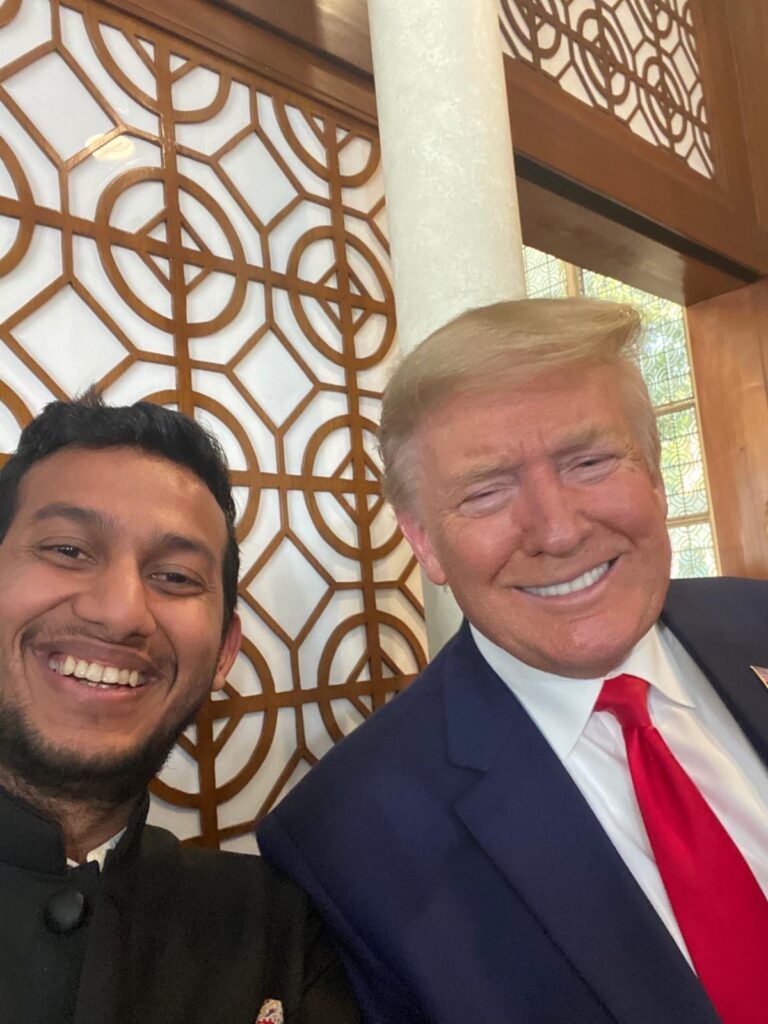 ritesh agarwal lwith donald trump