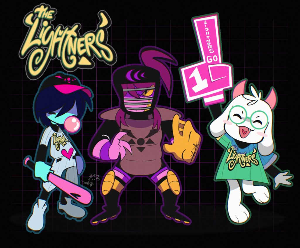 Deltarune pink ribbon