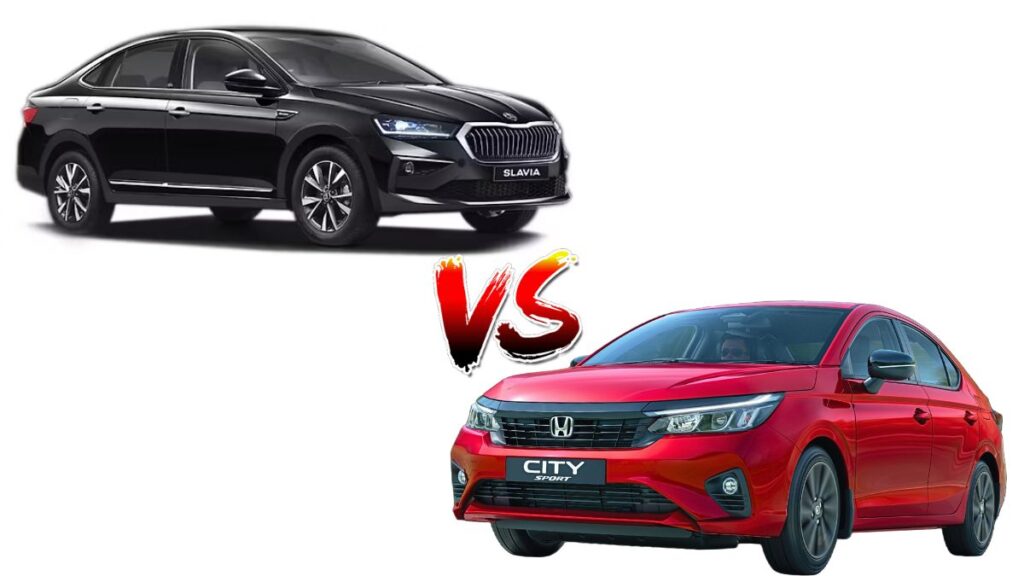 Honda City Sport Edition vs Skoda Slavia Sportline