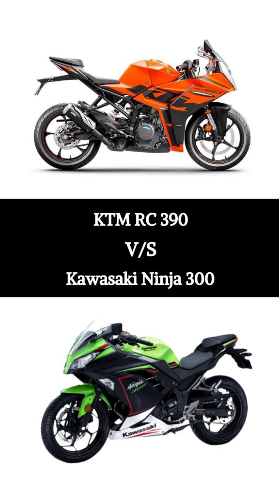 Kawasaki Ninja 300 vs KTM RC 390