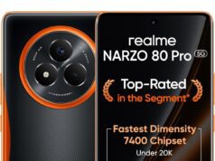Realme Narzo 80 Pro 5G: 6000mAh बैटरी और 80W फास्ट चार्जिंग संग केवल ₹21,498 में! Realme Narzo 80 Pro 5G