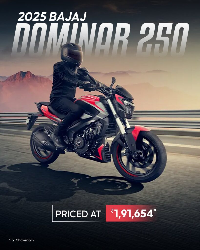 2025 BajajDominar 250 and 400 launched