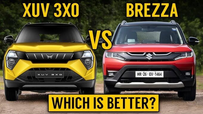 Maruti Brezza vs Mahindra XUV 3XO Maruti Brezza vs Mahindra XUV 3XO