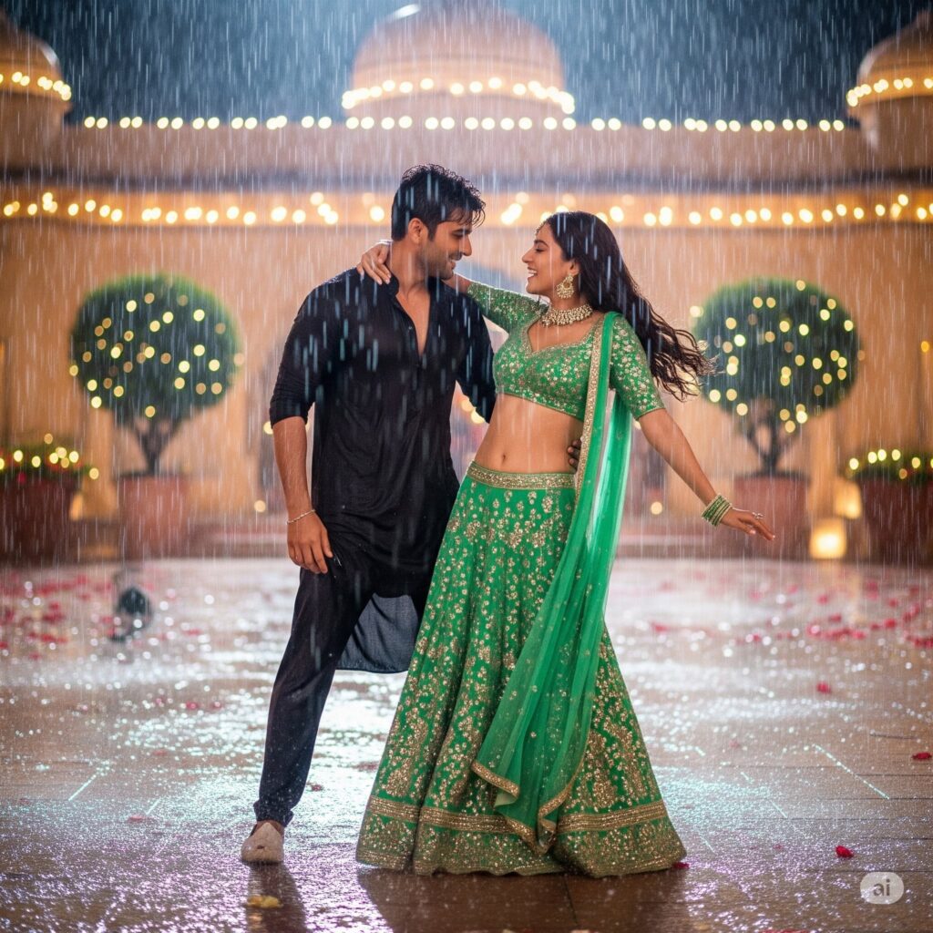 bollywood rain dance