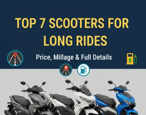 Best Scooters for Long Rides: लॉन्ग-डिस्टेंस राइड के लिए टॉप 7 स्कूटर्स: कीमत, माइलेज और पूरी जानकारी Best Scooters for Long Rides