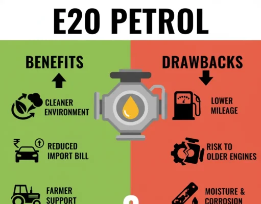 E20 Petrol: आपकी गाड़ी के लिए ‘अमृत’ या ‘ज़हर’? जानिए E20 फ्यूल का पूरा सच E20 Petrol