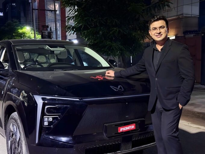 shubhankar mishra with MAHINDRA XEV 9e