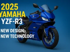 LED लाइट्स और एयरोडायनामिक स्टाइल, रात में भी छा जाएगा Yamaha YZF-R3 2025 Yamaha YZF-R3 2025