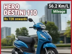 Hero Destini 110 लॉन्च: अब पेट्रोल की टेंशन होगी खत्म! ₹72,000 में धांसू माइलेज और प्रीमियम फीचर्स के साथ आया Hero का नया स्कूटर! Hero Destini 110