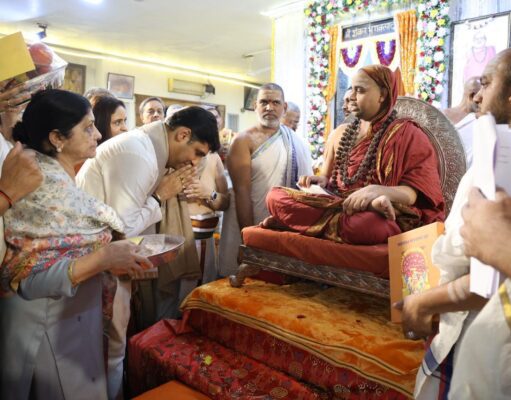 31 साल बाद श्रृंगेरी शंकराचार्य का दिल्ली आगमन, धर्म विजय यात्रा 2025 का शुभारंभ shringeri shankaracharya