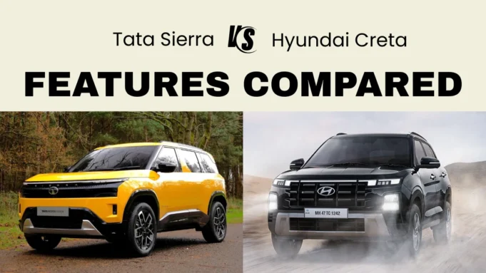 Hyundai Creta Vs Tata Sierra