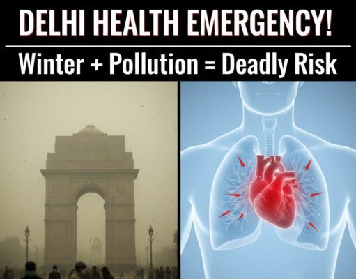 बड़ी चेतावनी: दिल्ली में ठंड और प्रदूषण का ‘डेथली कॉम्बो’,AIIMS डॉक्टर्स ने बताया कैसे बचें हार्ट अटैक और सांस की बीमारियों से-Exclusive Report delhi health