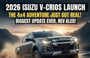 2026 Isuzu D-Max V-Cross का भारत में धमाका! ₹25.50 लाख में लॉन्च हुआ नया अवतार, अब मिलेगा सिर्फ 4×4 का मजा! 2026 Isuzu D-Max V-Cross