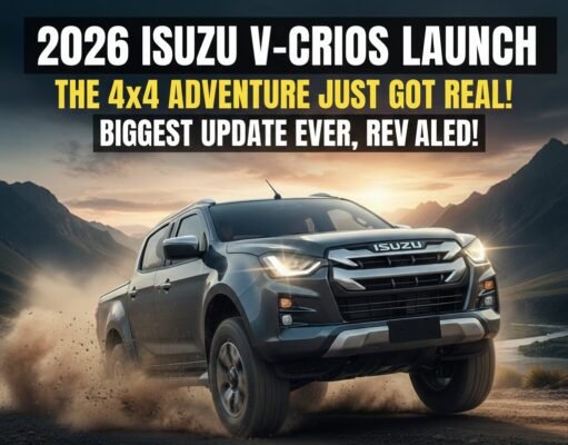 2026 Isuzu D-Max V-Cross का भारत में धमाका! ₹25.50 लाख में लॉन्च हुआ नया अवतार, अब मिलेगा सिर्फ 4×4 का मजा! 2026 Isuzu D-Max V-Cross