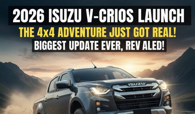 2026 Isuzu D-Max V-Cross का भारत में धमाका! ₹25.50 लाख में लॉन्च हुआ नया अवतार, अब मिलेगा सिर्फ 4×4 का मजा! 2026 Isuzu D-Max V-Cross