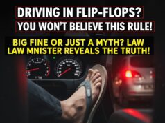 चप्पल पहनकर ड्राइविंग की तो क्या कटेगा चालान? ट्रैफिक नियमों का वो सच जिसे जानकर आप भी चौंक जाएंगे! challan