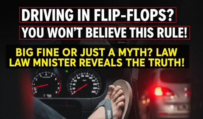चप्पल पहनकर ड्राइविंग की तो क्या कटेगा चालान? ट्रैफिक नियमों का वो सच जिसे जानकर आप भी चौंक जाएंगे! challan