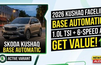 Skoda का मास्टरस्ट्रोक! 2026 Skoda Kushaq Facelift के बेस वेरिएंट में भी मिलेगा Automatic का मजा, देखें Fresh Report! 2026 Skoda Kushaq Facelift