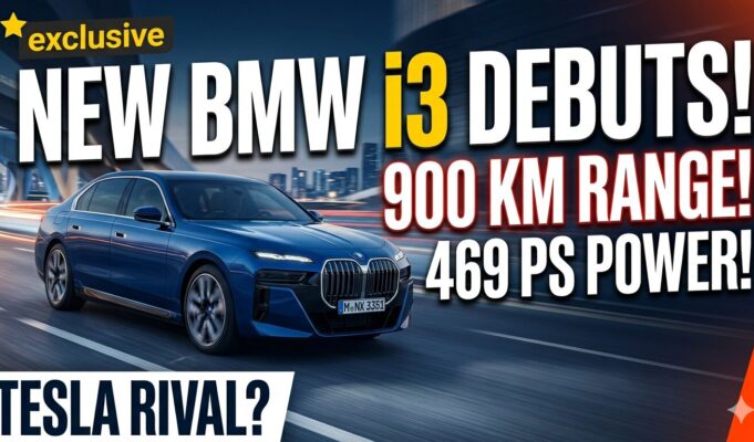 New BMW i3 Electric Sedan: 900km की रेंज और 469 PS की पावर, Tesla की छुट्टी करने आ गई BMW की नई सनसनी! BMW i3 Electric Sedan