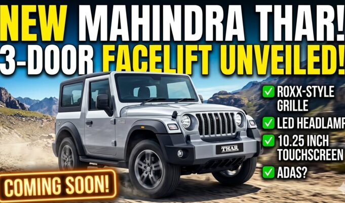 Mahindra Thar 3-Door Facelift: क्या यह New Thar Roxx को भी पीछे छोड़ देगी? जानें Price और Features Mahindra Thar 3-Door Facelift