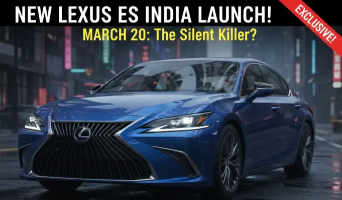 New Lexus ES India Launch: 20 मार्च को होगी लांच, Mercedes और BMW की नींद उड़ाने को तैयार! New Lexus ES India Launch