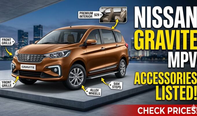 Nissan Gravite का जलवा! मात्र इतने में मिल रही है लग्जरी वाली फील, एक्सेसरीज की कीमतों ने उड़ाए होश-Check Details! Nissan Gravite