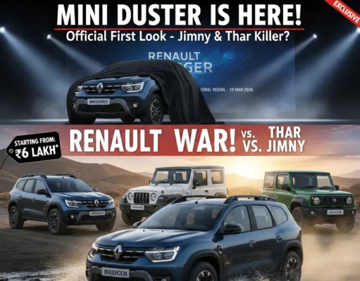 Renault Bridger SUV: ‘मिनी डस्टर’ का धमाका! Jimny और Thar के पसीने छुड़ाने आ रही है रेनो की ये धाकड़ SUV Renault Bridger SUV