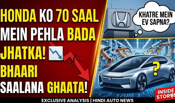 Honda को 70 साल में पहली बार हुआ भारी नुकसान: क्या अब फेल हो जाएगा कंपनी का EV सपना? जानें Inside Story! honda