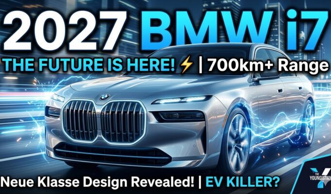 2027 BMW 7 Series i7 रिवील: एक बार चार्ज करो और दिल्ली से मुंबई आधा रास्ता तय! देखें इस Neue Klasse डिज़ाइन का असली जादू। 2027 BMW 7 Series i7