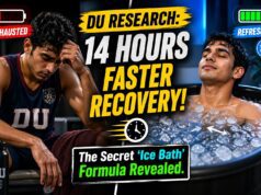 DU Research Big Reveal: क्या Ice Bath है एथलीटों के लिए ‘सुपर टॉनिक’? रिकवरी समय में 33% की भारी कटौती! delhi university
