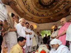 दिल्ली भाजपा अध्यक्ष के पिताश्री श्याम लाल सचदेवा का शरीर पंचतत्व में विलीन virendra-sachdeva-father-shyam-lal-sachdeva-funeral
