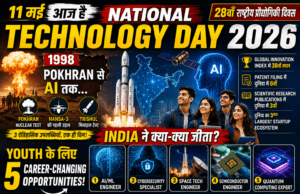 National Technology Day 2026 — 1998 के Pokhran से 2026 के AI तक India ने क्या-क्या जीता? Youth के लिए 5 Career-Changing Opportunities National Technology Day 2026