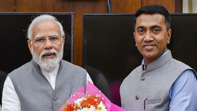 pm modi and pramod-sawant