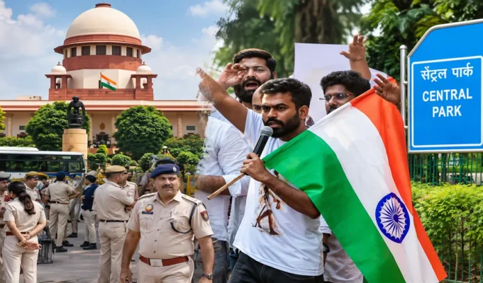 CJP के पोस्ट पर किस तरह के कमेंट्स करते हैं लोग? जानकर उड़ जाएंगे होश! Cockroach Janta Party CJP Protest Connaught Place