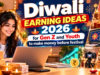 Diwali Earning Ideas 2026: दिवाली से पहले पैसे कैसे कमाएं? Gen Z यूथ के लिए 5 बेस्ट पॉकेट मनी और साइड-हसल आइडियाज Diwali earning ideas 2026 for Gen Z and youth to make money before festival