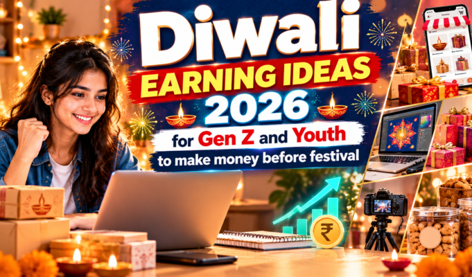 Diwali Earning Ideas 2026: दिवाली से पहले पैसे कैसे कमाएं? Gen Z यूथ के लिए 5 बेस्ट पॉकेट मनी और साइड-हसल आइडियाज Diwali earning ideas 2026 for Gen Z and youth to make money before festival
